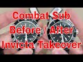 Glycine Combat Sub before and after Invicta take over