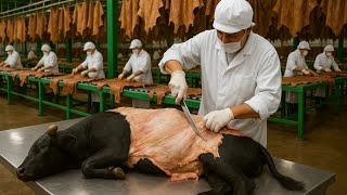 Inside The Real Cow  Skin Factory- How Suede Leather is Made From  Buffalo Skin in Pakistani Factory screenshot 2