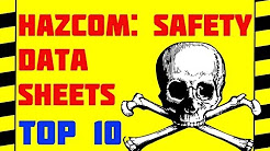 Safety Data Sheets - GHS -Top Ten Things to Know - Hazcom Safety for Work & Home