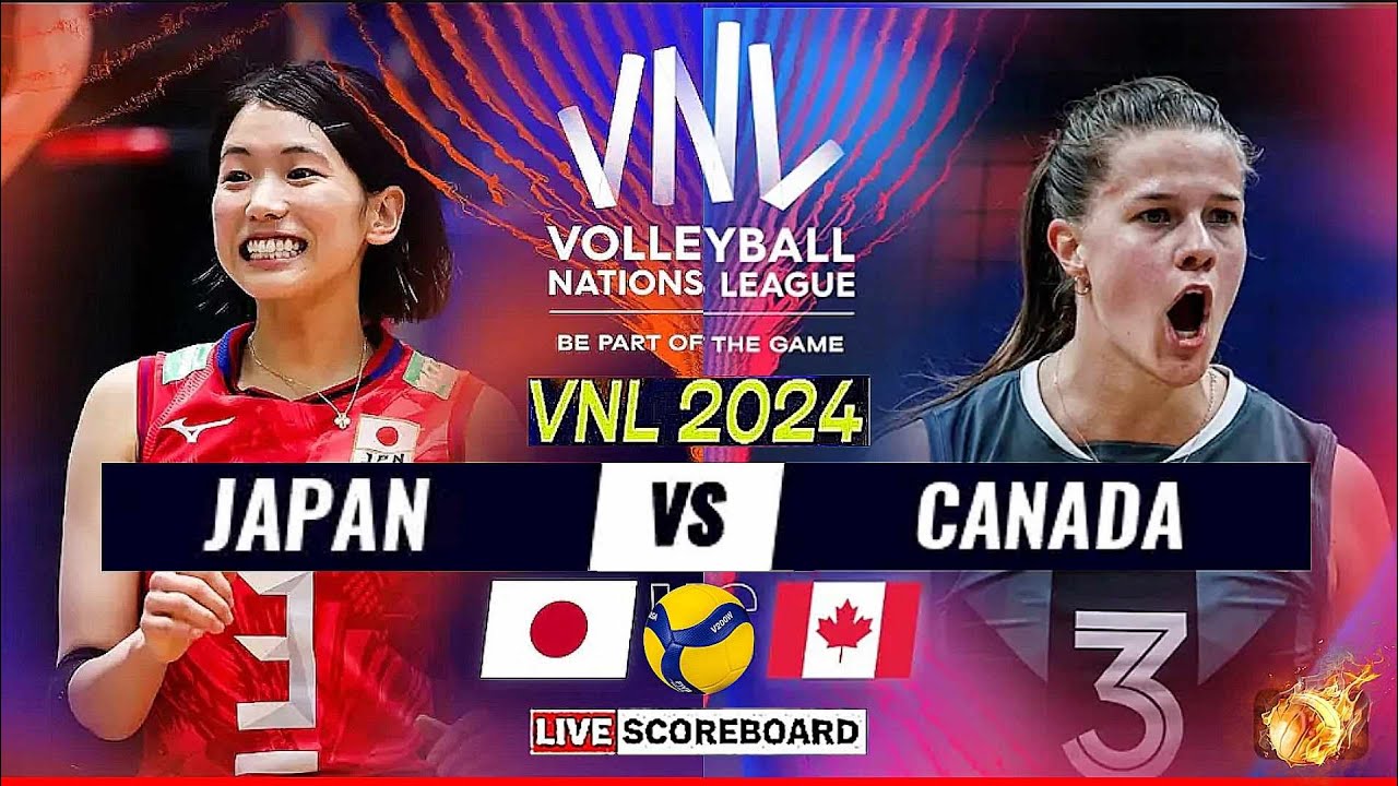 VNL LIVE JAPAN Vs CANADA Live Score Update Today Match VNL 2024 FIVB vnl-live-japan-vs-canada-live-score-update-today-match-vnl-2024-fivb