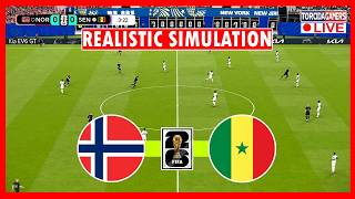 Norvège vs Sénégal | Coupe du Monde 2026 | eFootball PES 2021 Simulation