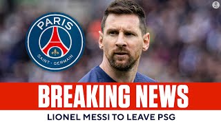 Lionel Messi To Leave PSG At End Of Season I CBS Sports