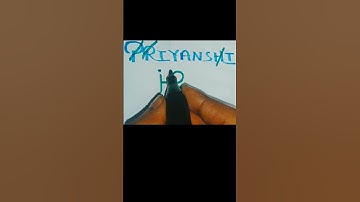 Priyanshi name trending logo #shorts #logo #youtubeshorts