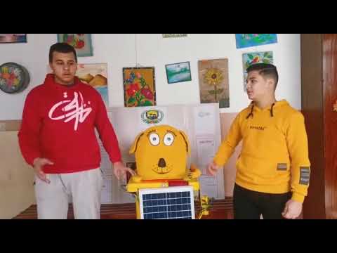 مشروع سلة قمامة ذكية مصاحبة للبيئة