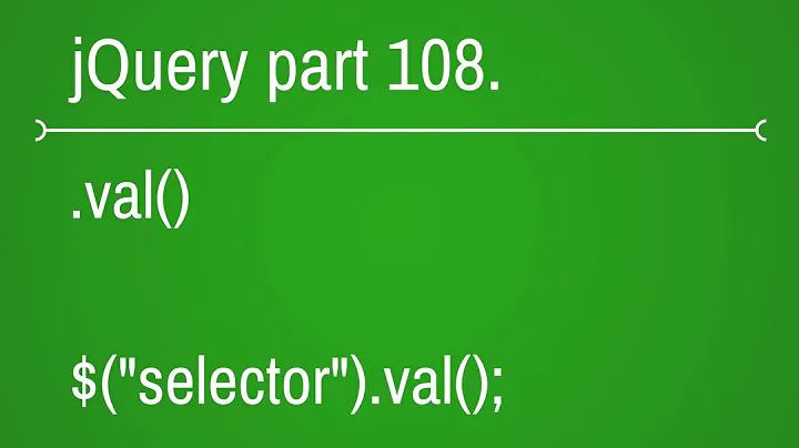 jquery val function - part 108