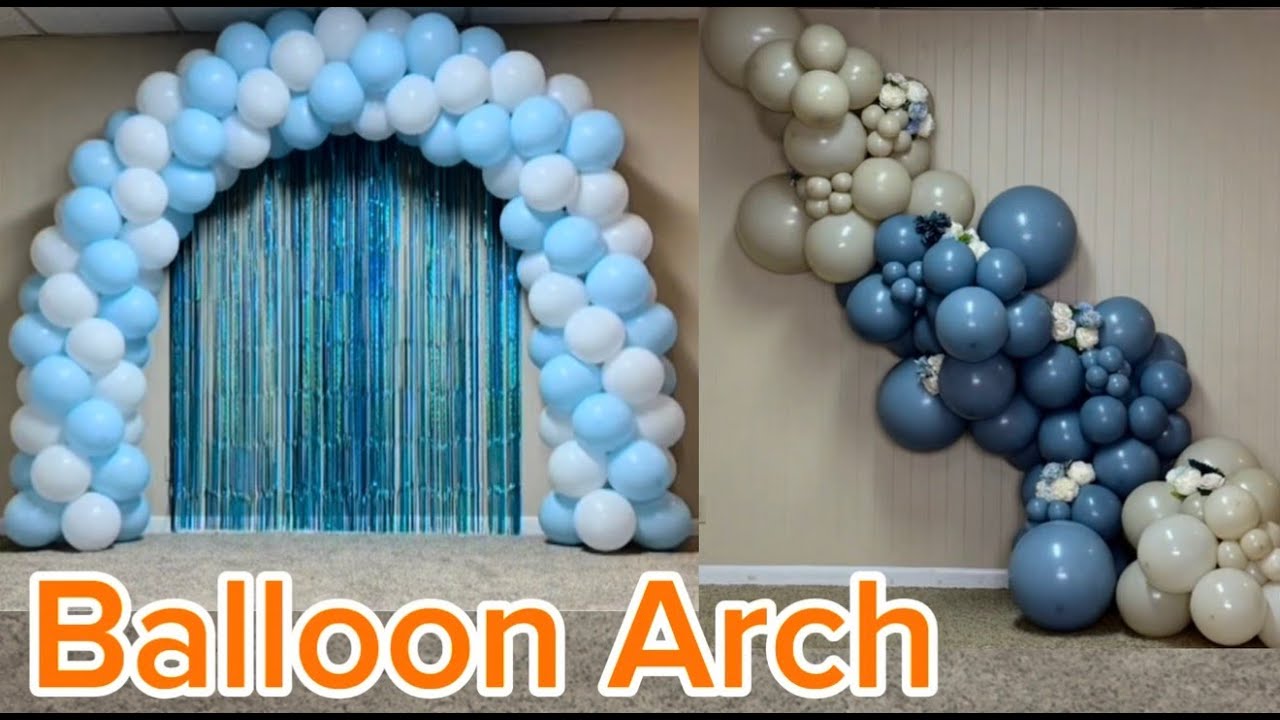 Two Ways to Make a Balloon Arch Without a Stand
