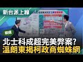 【精華】柯文哲打造北市超完美弊案? 北士科成首個智慧城市示範區 前景看漲獨厚吳欣盈家族? 揭柯P政商蜘蛛網 溫朗東:球又回到蔣萬安身上｜李正皓 主持｜【新台派上線】20240412｜三立新聞台