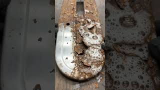 how a rust remove from a chain cover # #rust #shortvideo #destructor #reels