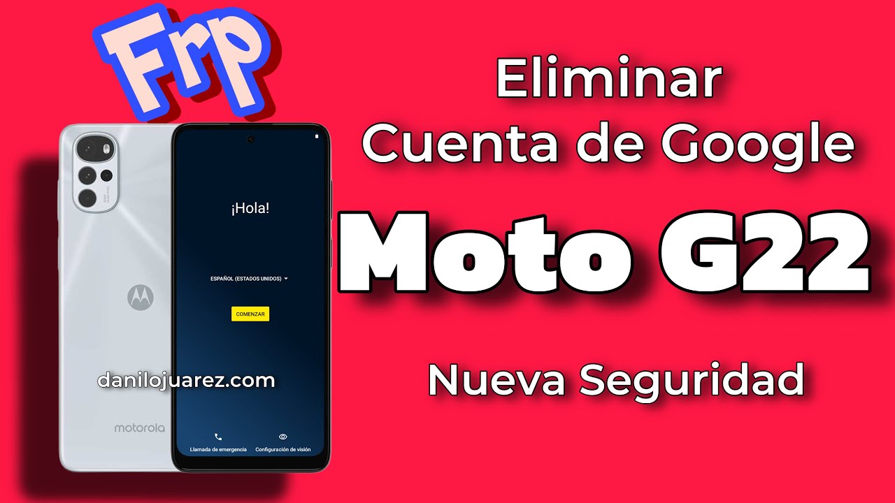 Eliminar cuenta de google motorola moto G22 quitar bloqueo correo gmail