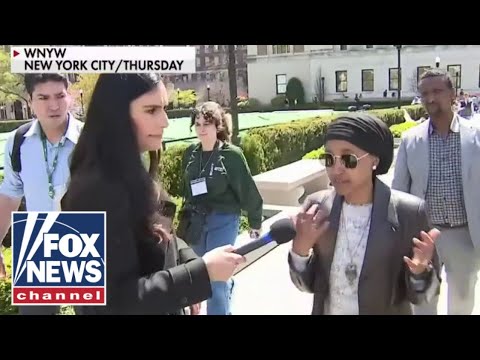 Ilhan Omar pressed on Jewish students safety at Columbia