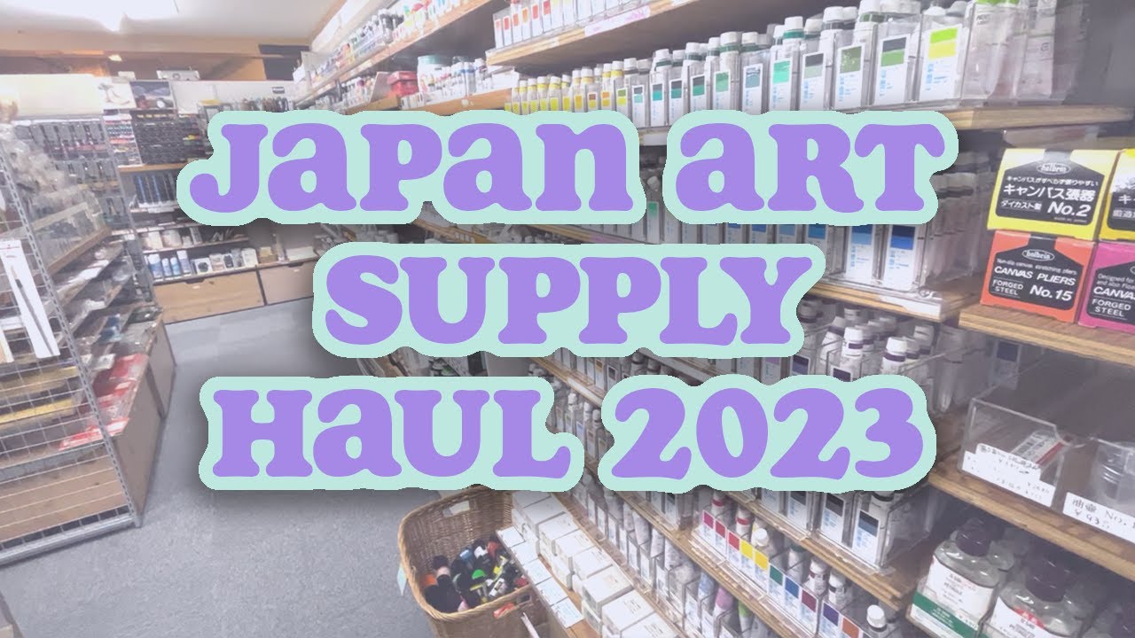 Art materials are so cheap in Japan! Art haul and swatching. 