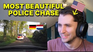 American reacts to Netherlands Police Chase into Germany!