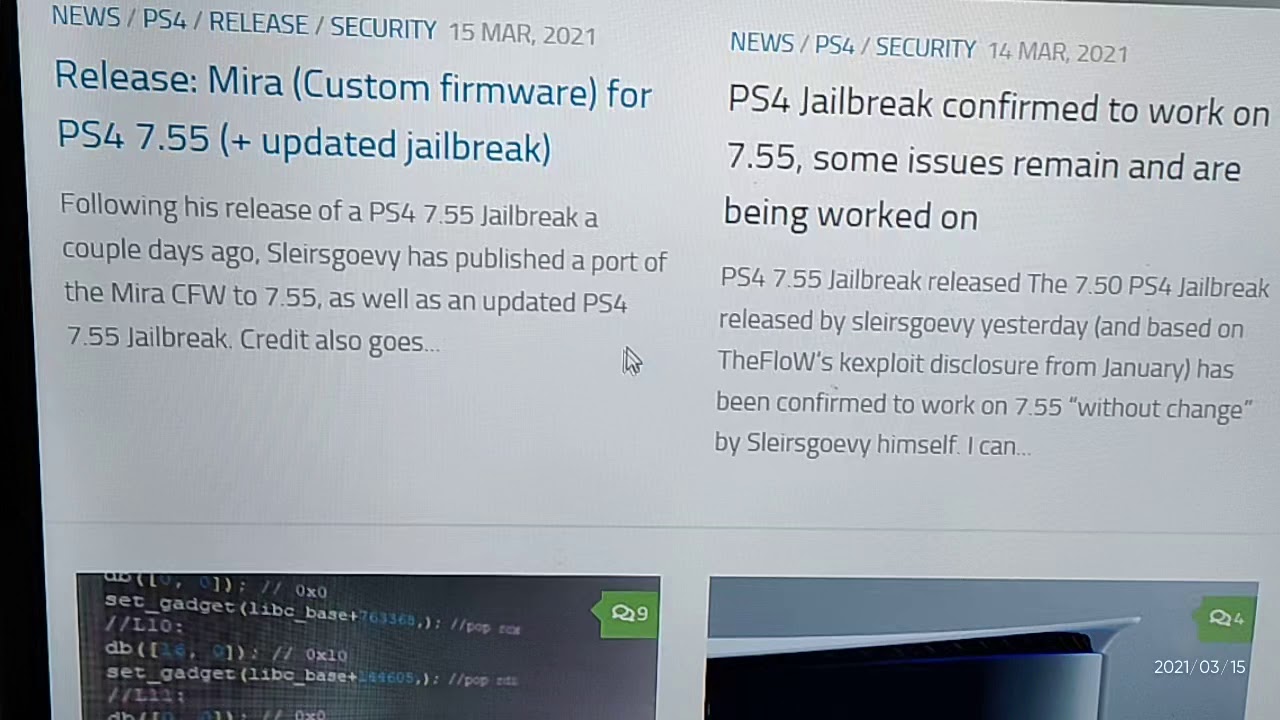 PS4 JAILBREAK 7.55 RELEASED