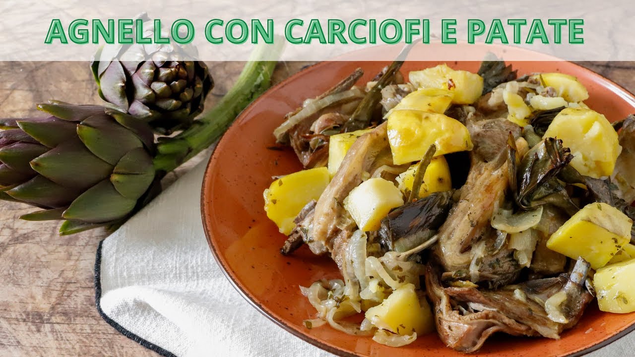 Agnello con carciofi e patate alla sarda, la ricetta per Pasqua di Chef Deg