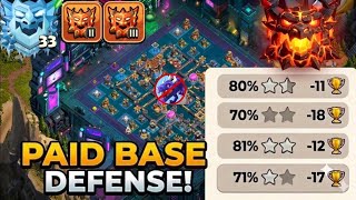 NEW PAID BASE DEFENSE IN LEGENDS 1 STAR !TH18 ANTI 3 STAR |LEGEND+CWL| BEST LAYOUT OF CLASHOFCLANS screenshot 4