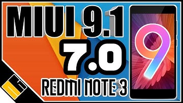 THE BEST!!? MIUI 9.1 || VOLTE || FACE UNLOCK || REDMI NOTE 3(KENZO)||