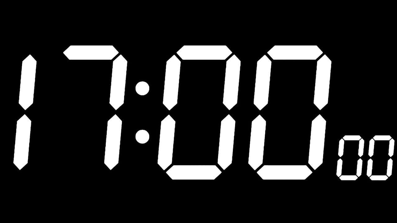 17 Minute Timer No Music (alarm at the end) | 17 Minute Countdown Timer - White (No mid-video ads)