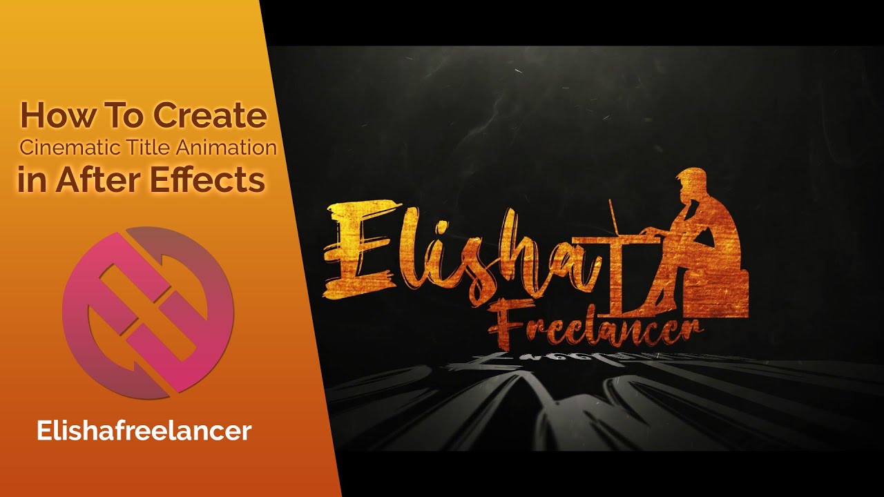 After Effects Tutorial Cinematic Title Animation in After Effects| in ...