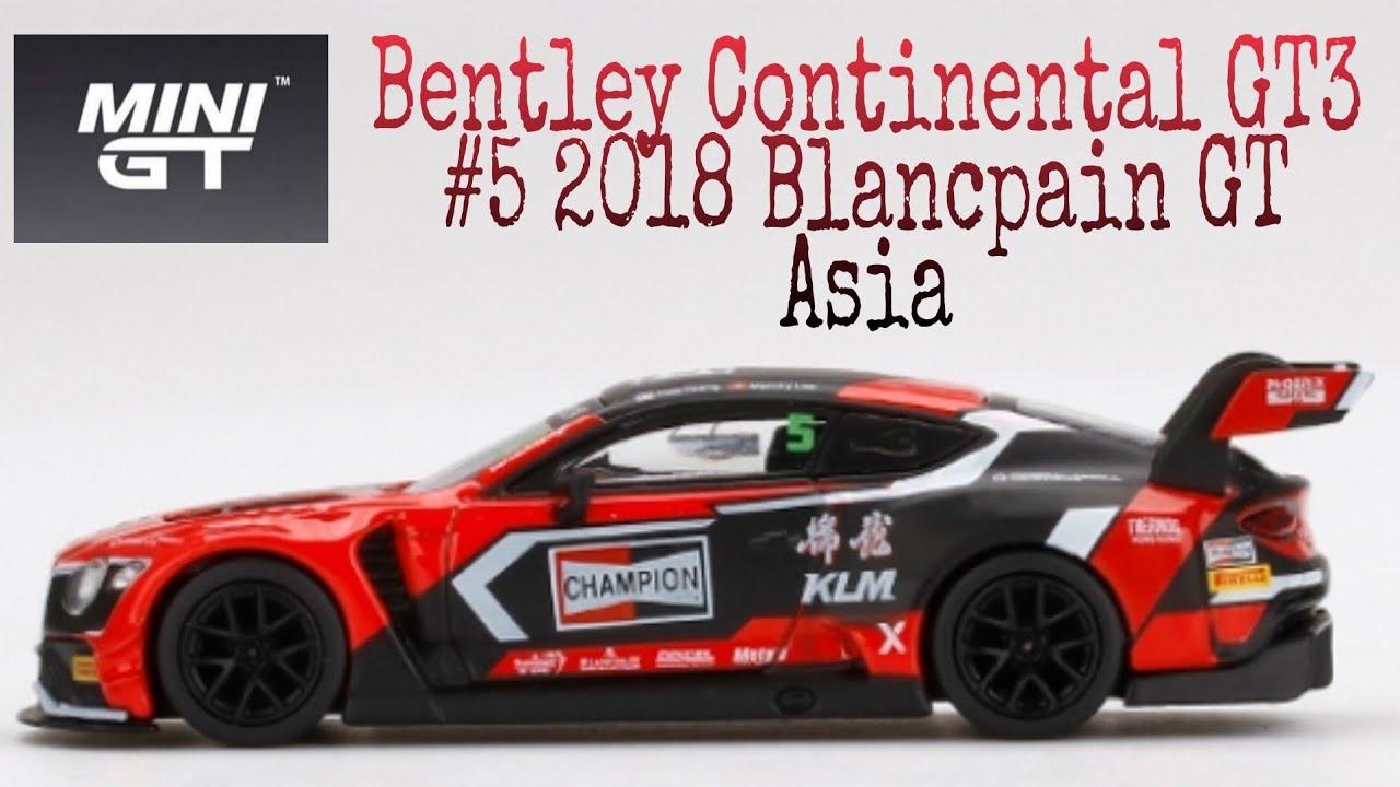 ミニGT ベントレー コンチネンタル GT3 #5 MINIGT.com – Welcome to the World of 1:64!