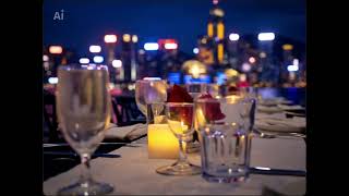 Evening charter setup  Hong Kong Harbour cruise with True Blue Fleet