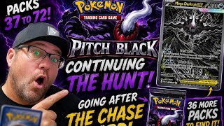 I Opened Packs #37–72 of Pokémon Pitch Black... Did We FINALLY Hit the Chase Card?! 😱🔥