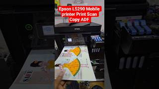 Epson L5290 Multifunction print Scan copy Adf printer passport photo best quality #passportprint