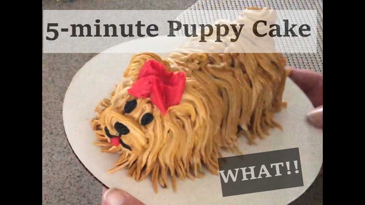 Dog cake / Cupcake cake