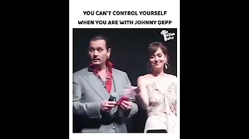 Johnny Depp and Dakota Johnson cute moment