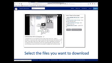Download of Project Files