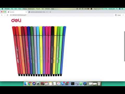 CS50 Web Project 2 Commerce - Daniel Park