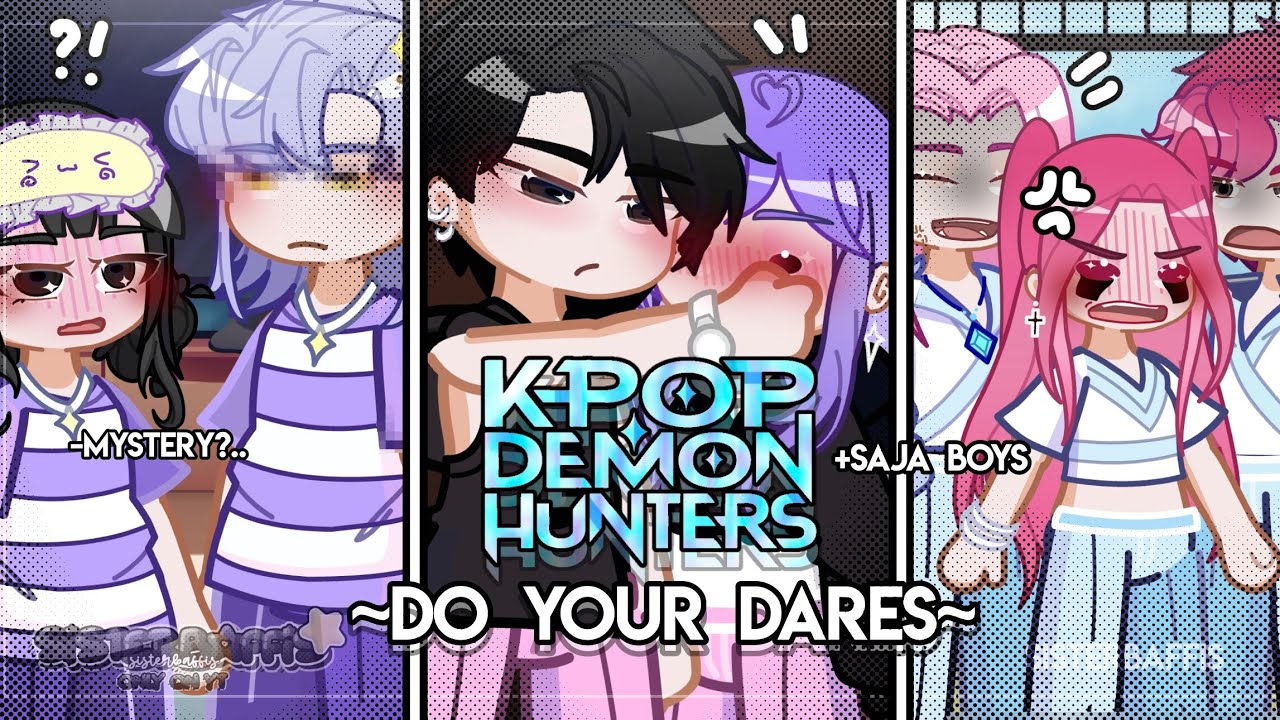 ||🎤||Kpop Demon Hunters and Saja Boys do your dares|🌷|SHIPS|Hunters & Saja boys playing bottle|Gacha
