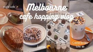 Melbourne vlog 🥐 cafe hopping ☕️ solo travel, 7 cafes in one day 😳