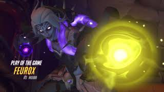 moira solo def point 1v4 with junkrat's trap help (OVERTIME HOLD)