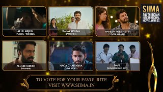 SIIMA 2022 Best Actor in A Leading Role Nominations | Telugu
