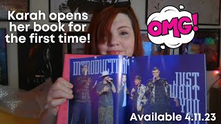 Karah opens her book BACKSTREET BOYS: 30th ANNIVERSARY CELEBRATION for the first time!