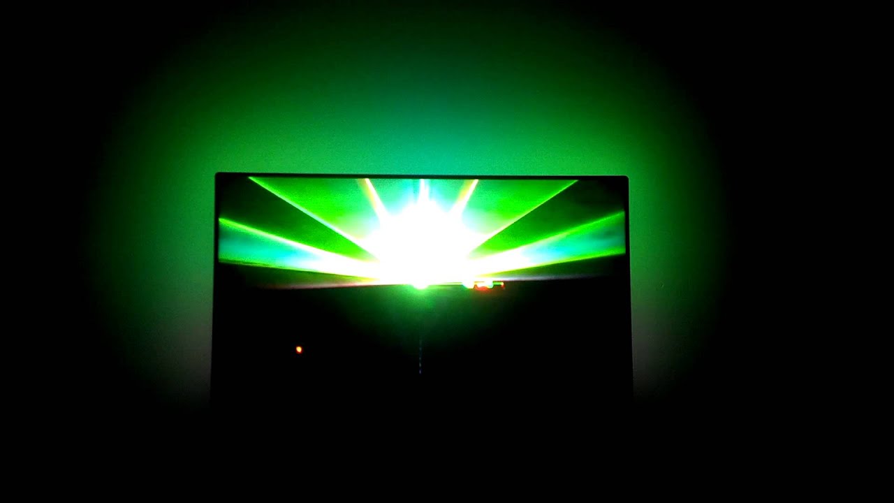 Philips 8007k/12 Ambilight test Dark room YouTube