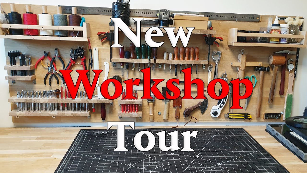 New Tour See My Leatherworking Setup and Tools for Crafting