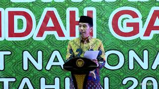 Detik-Detik Presiden Jokowi Dendangkan 