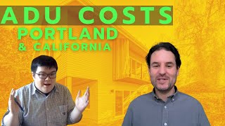 ADU Cost - What we can learn from Portland?