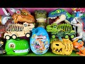 Satisfying ASMR Unboxing Jurassic World Dinosaur T-rex Giganotosaurus Indominus Rex Megalodon Raptor