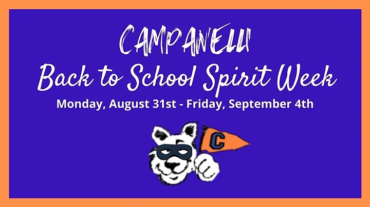 Campanelli Back to School Spirit Week