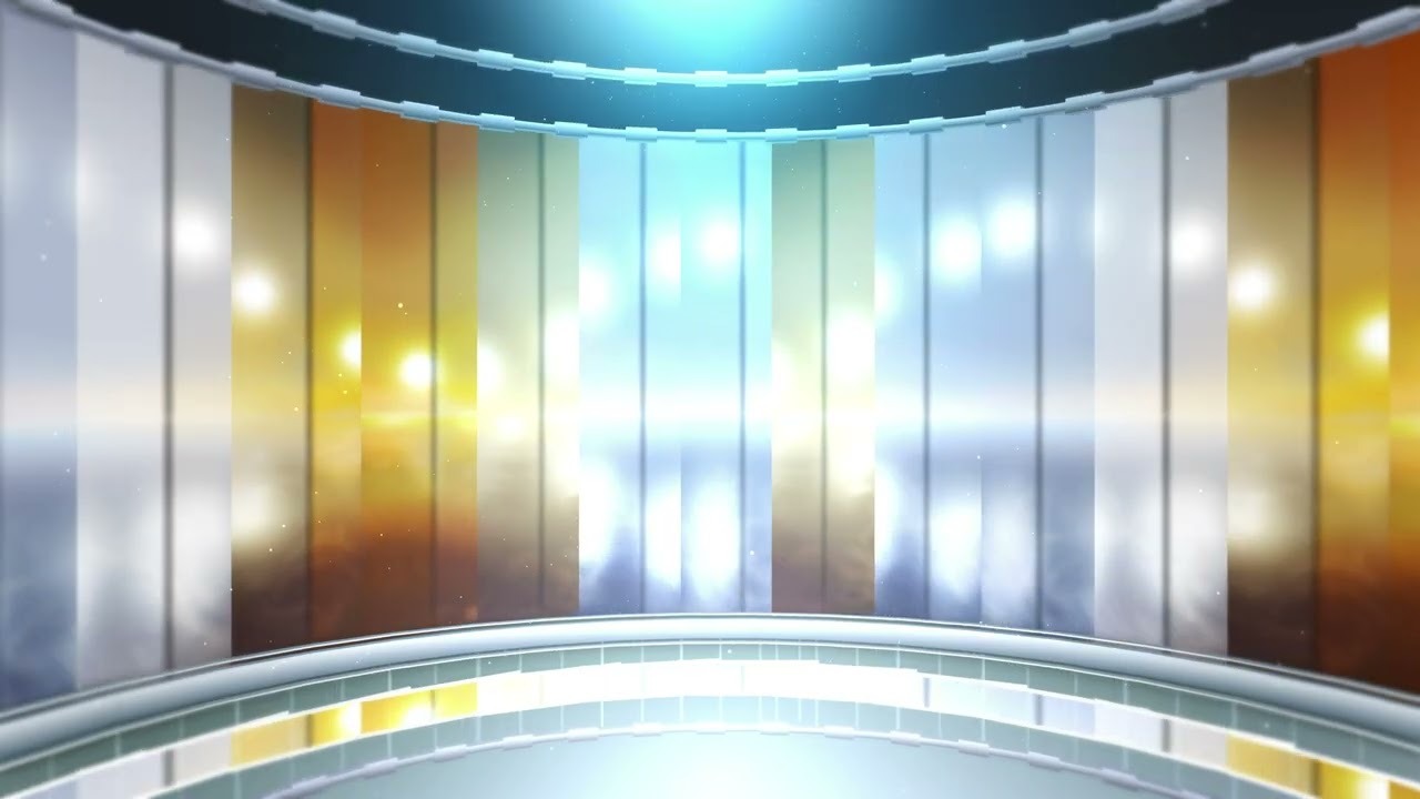 Virtual studio style news background | Editors Studio.