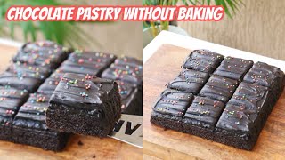 How to make Quick CHOCOLATE PASTRY? (Without Baking) The Terrace Kitchen
