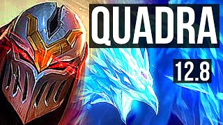 ZED vs ANIVIA (MID) | 2.8M mastery, Quadra, Legendary, 500+ games, 16/3/4 | NA Master | 12.8