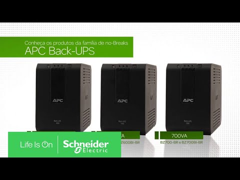 Nobreaks APC Back-UPS 400, 600 e 700va - Nobreaks APC Back-UPS 400, 600 e 700va