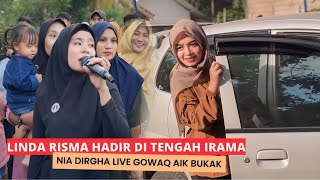 Linda Risma Hanya Bisa Ngintip Penampilan Nia Dirgha Dari Kejauhan || Irama Dopang Live Aik Bukak