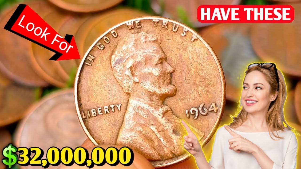 The Most amazing 1964 SMS Penny Coin Value | How Much is a 1964 SMS