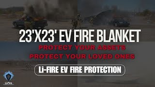 23'x23' Li-Fire EV Fire Blanket | EV Fire Blankets Collection