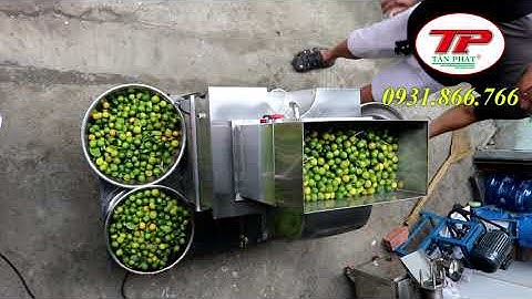MÁY ÉP CHANH TẮC CÔNG NGHIỆP CÔNG SUẤT LỚN 400KG/H