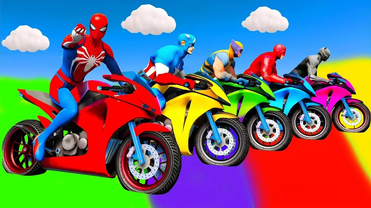 الرجل العنكبوت انقاذ باتمان Spider-Man Rescue batman vs iron man vs venom funny Game GTA 5 superhero